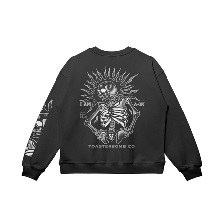I Am OK - Black Crewneck Sweatshirt