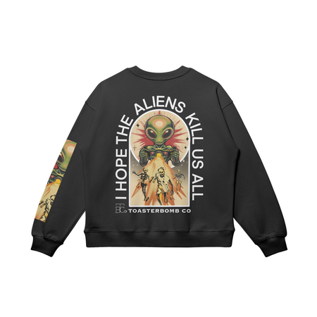 Aliens - Black Crewneck Sweatshirt